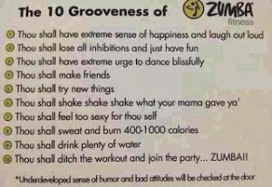 My fave Zumba quotes
