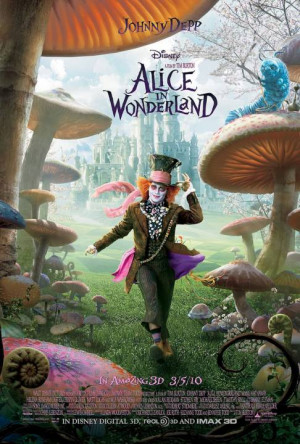 Alice in Wonderland“ directed by Tim Burton, 2010)