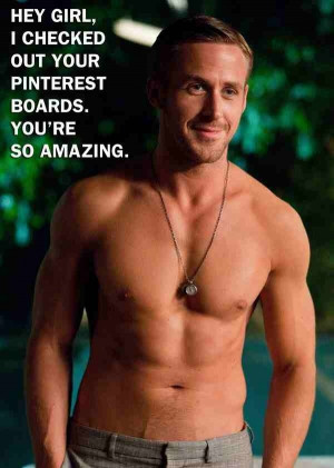 Hey Ryan Gosling... I saw your abs today. They look nice.