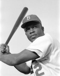 ... Dodgers-JACKIE-ROBINSON-Vintage-8x10-Photo-Major-League-Baseball-Print