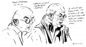 And here's a sketch from long ago of the late Dr. Jonathan Cohen ...