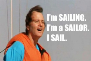 Bill Murray overcomes his fear of sailing in this classic scene! Click ...