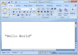 of Microsoft Word. Then go to the Word Options button on the bottom ...