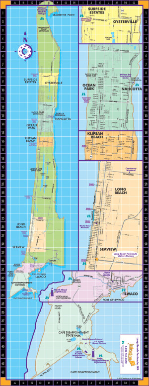 long beach peninsula washington map