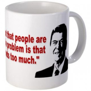 Anti Tax Gifts > Anti Tax Mugs > Ronald Reagan Quotes Mug