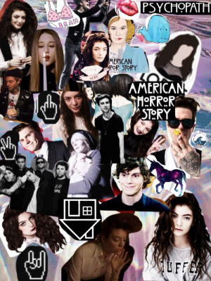 ahs, american horror story, collage, grunge, tumblr, lorde, the ...