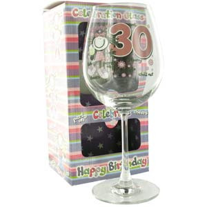 Home Birthday Gifts 30th Birthday Gifts 30th Birthday Wine Glass