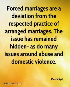 Forced Marriage Quotes