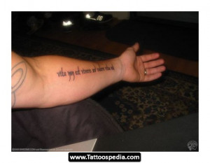 Life Quote Tattoos For Guys Life quote tattoos design
