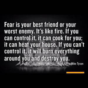 Boxing Quotes Tumblr #boxing #fear #fire #quote