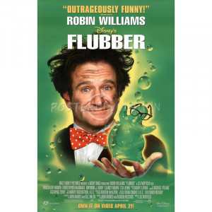 Robin Williams Holding Flubber The Top Says Outrageously Funny