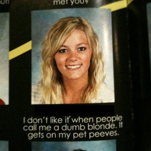Most Likely to Have a Dumb Yearbook Quote