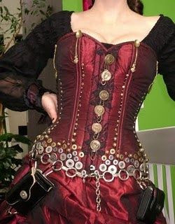 Beautiful steampunk corset