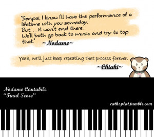 Nodame Cantabile : Final Quote by LightningCatH