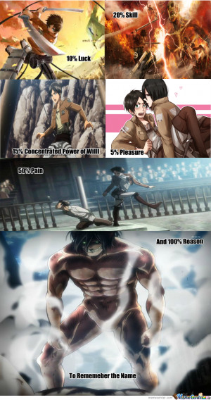 Attack On Titan Eren Jeager