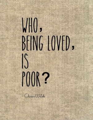 Oscar Wilde love quote typography graphic print dictionary art - Who ...