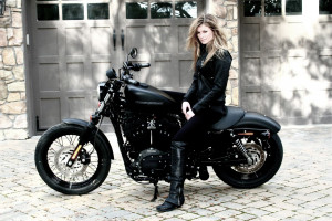 Sexy Bikers Hollywood Marisa Miller With Harley Davidson Hot Rider ...