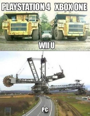 PC vs. Xbox One vs. Playstation 4 vs. Wii U
