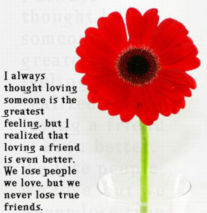 Always Thought Loving Someone Is The Greatest Feeling - Friendship ...