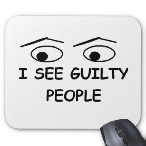 see guilty people mouse pad