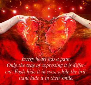 heart and pain quote | Full heart and pain wall | heart pain quote ...