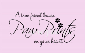 Paw Prints On My Heart
