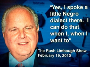 Quote from link: Rush Limbaugh Is A Big *** Idiot