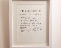 John Steinbeck Of Mice and Men quote print