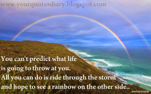 Quotes Rainbow After A Storm
