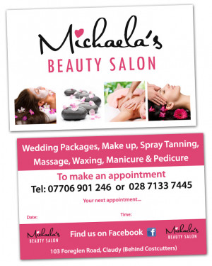 beauty salon business card design | business card design northern ...