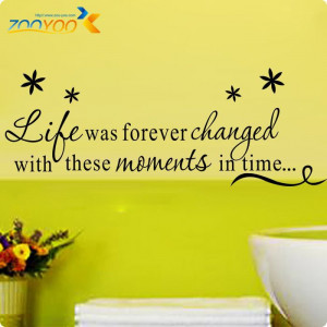 vinyl wall quotes brief moments in time by moment vinyl