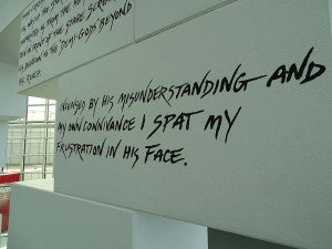 File:Roger Waters Quote from Pink Floyd The Wall Exhibit (details ...