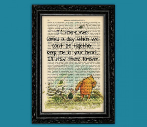 Winnie the Pooh Piglet If There Ever Art Print - E H Shepard Art ...