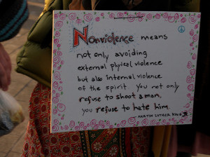 ... word that’s translated as non-violence, non-killing, or non-injury