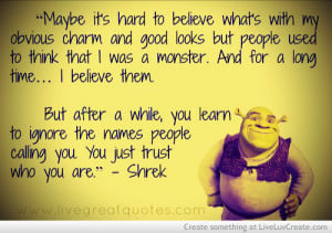 Funny Shrek Love Quotes: Shrek Quotes Picture By Brokenpromise ...