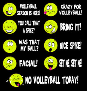 Long Sleeve Volleyball Emoticons Shirt is 100% Pre-shrunk Cotton ...