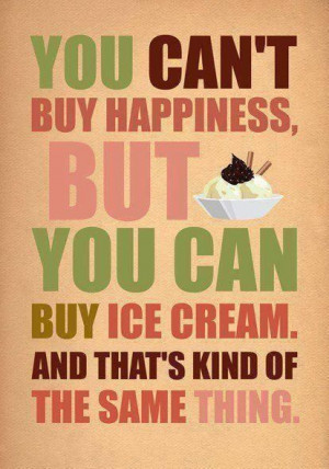 Can't buy happiness?