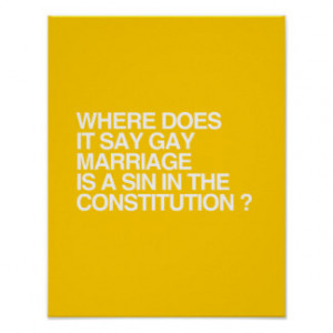 WHERE DOES IT SAY GAY MARRIAGE IS A SIN POSTER