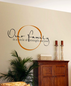 Take a look at this Copper & Black 'Our Family' Wall Quote by ...