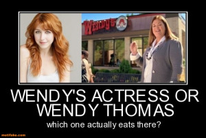 both eat there, but the actress eats their salads...