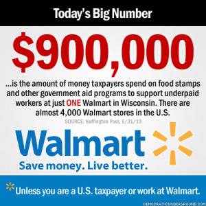 One Walmart's Low Wages Could Cost Taxpayers $900,000 Per Year, House ...