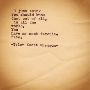 Tyler Knott Gregson Typewriter series #479
