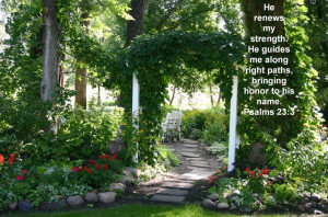 God has a path just for you! Follow it!