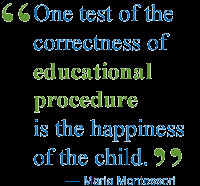 With the unique method of Montessori education, children develop ...
