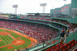 Sports Boston red sox at fenway park