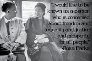 rosa parks change the world picture quotes image sayings