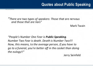 Fear Of Public Speaking Quotes Quotes about Public