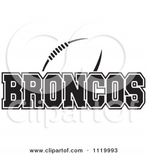 American Football Clip Art Black and White
