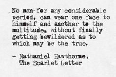 ... to which may be the true- 'The Scarlet Letter' by Nathaniel Hawthorne