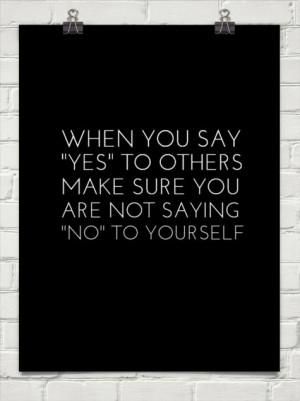 Feeling Burned Out...and Saying No